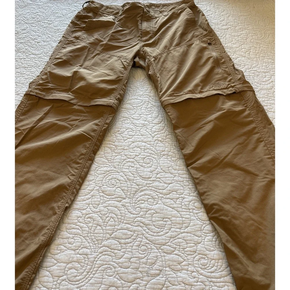 The North Face Khaki Convertible Hiking Pants T338/T738